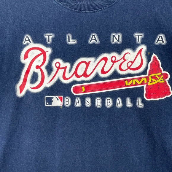 Atlanta Braves Majestic Baseball VTG Diamond Collection T Shirt Mens Large - Picture 4 of 7